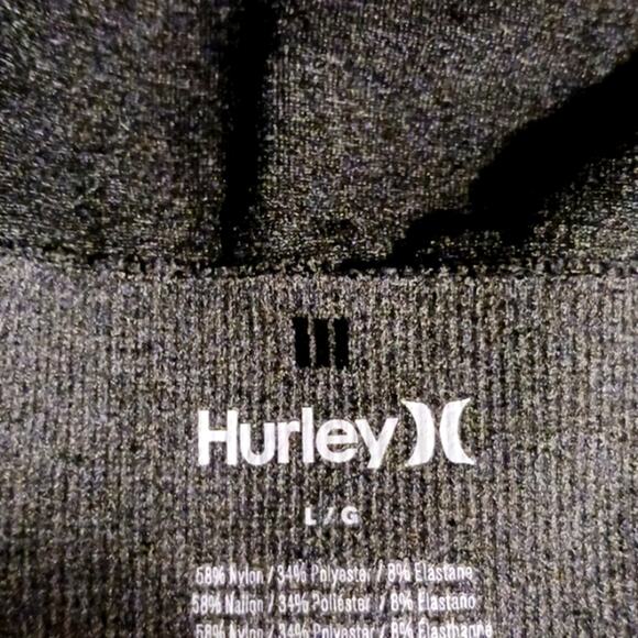 Hurley Signature Sports Bra Size LGRAY Crisscross Back Beach Adjustable Padded - Picture 11 of 11